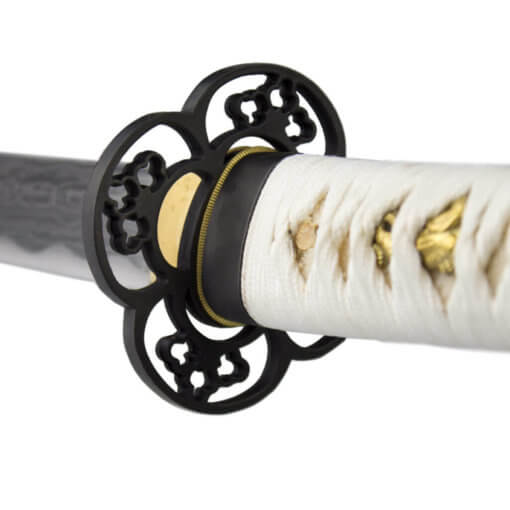 DerShogun Wakizashi Kurzschwert - Damaszener Stahl handgefertigt – Bild 5
