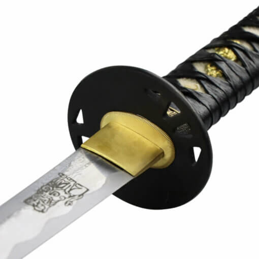 DerShogun Kill Bill Katana Samurai Schwert mit Metall Klinge aus Damaszener Stahl – Bild 2